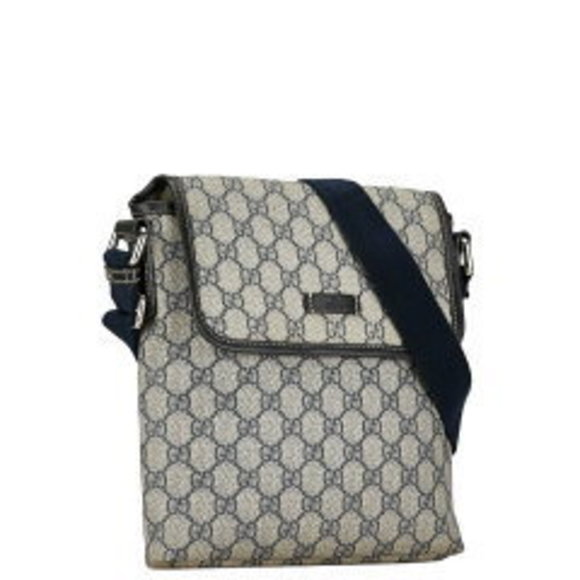 Gucci Crossbody Navy Blue White - Picture 1 of 4